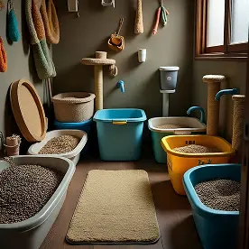 Arenas y Accesorios de Higiene para Gatos